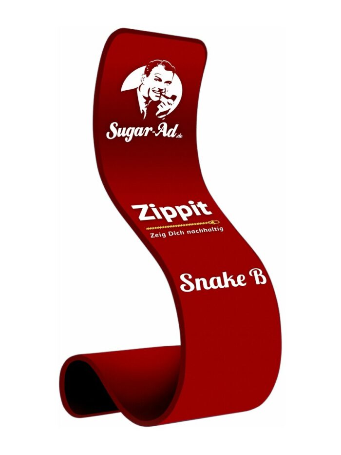 Zippit Snake B Referenzfoto mit Druck