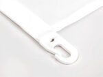 Saumband mit Karabiner in weiß